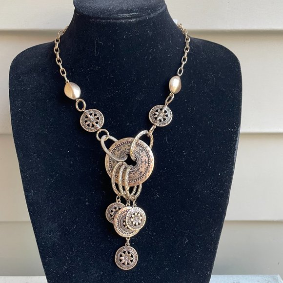 AFRICAN BEADED NECKLACE MALA NECKLACE SA29 - Picture 2 of 3